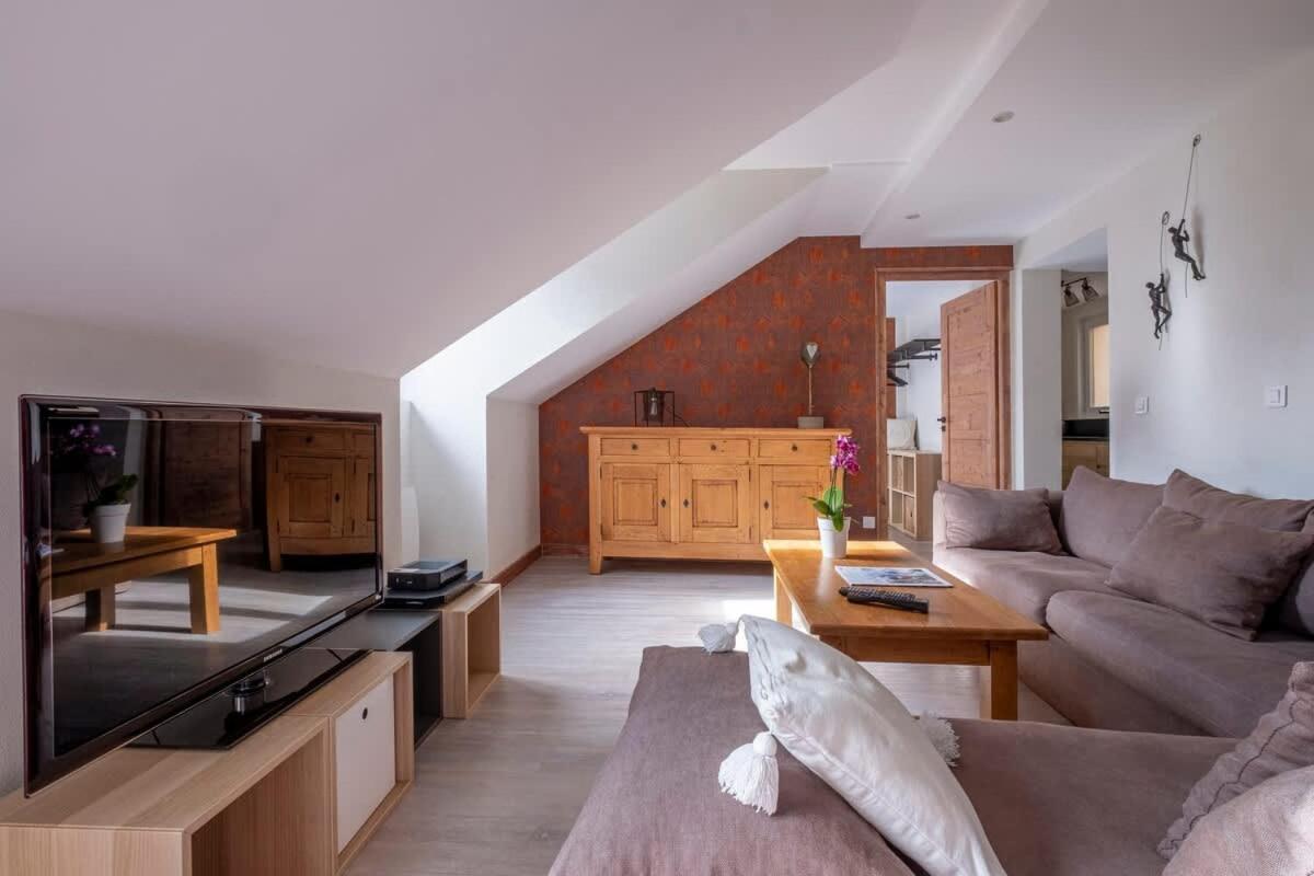 L'Appart 52, Magnifique Duplex En Plein Coeur De Chamonix-Mont-Blanc 外观 照片